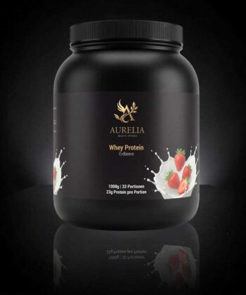 Premium Whey Protein Erdbeere vorne